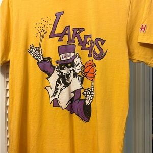 HOMAGE Lakers Yellow and Purple Graphic Tee
